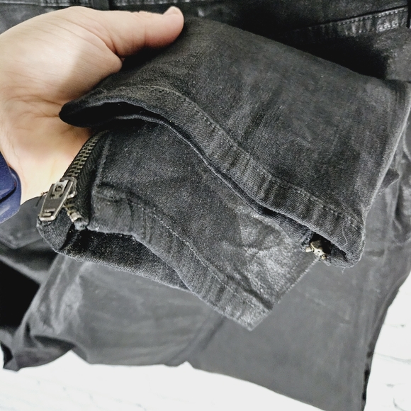 NYDJ | coated shiny stretch legging jegging - Picture 5 of 10